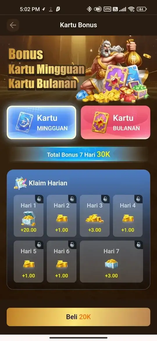 RP99 tampilan utama